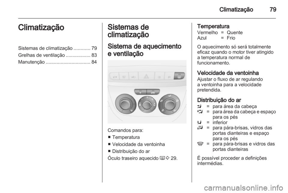 OPEL COMBO D 2012  Manual de Instruções (in Portugues) 