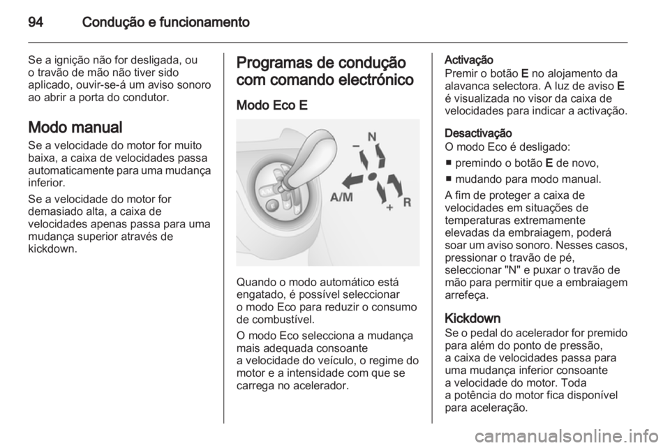 OPEL COMBO D 2012  Manual de Instruções (in Portugues) 