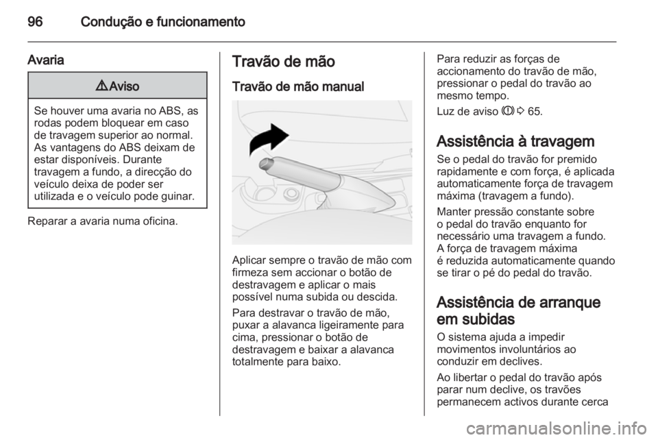 OPEL COMBO D 2012  Manual de Instruções (in Portugues) 