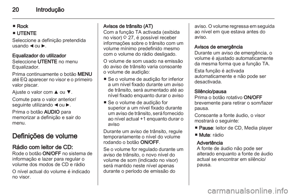 OPEL COMBO D 2013  Manual de Informação e Lazer (in Portugues) 