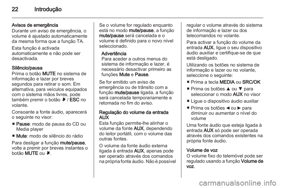 OPEL COMBO D 2013  Manual de Informação e Lazer (in Portugues) 