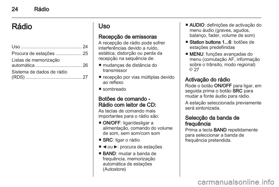 OPEL COMBO D 2013  Manual de Informação e Lazer (in Portugues) 