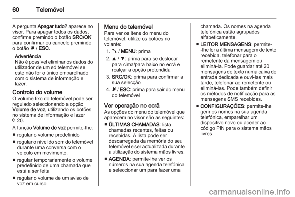 OPEL COMBO D 2013  Manual de Informação e Lazer (in Portugues) 