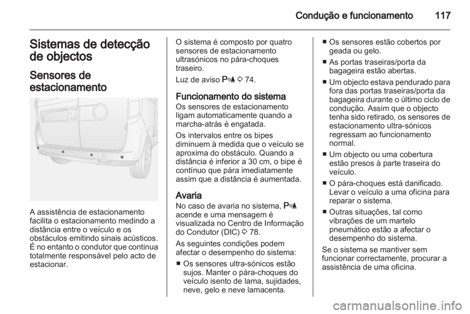 OPEL COMBO D 2013  Manual de Instruções (in Portugues) 