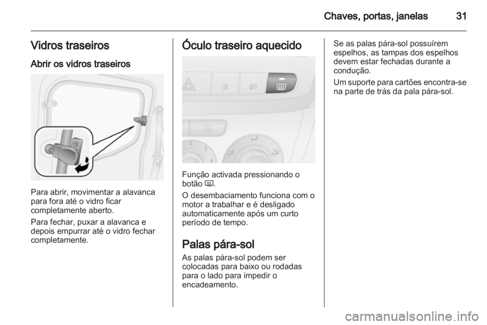 OPEL COMBO D 2013  Manual de Instruções (in Portugues) 
