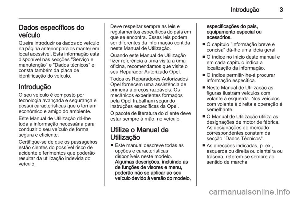 OPEL COMBO D 2013  Manual de Instruções (in Portugues) 