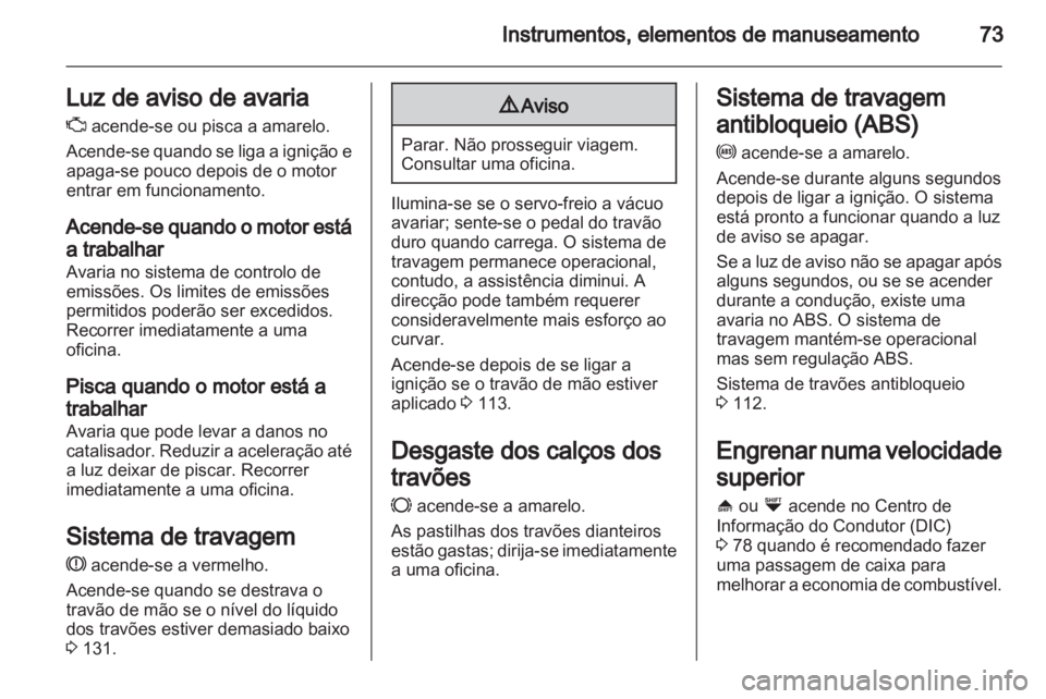 OPEL COMBO D 2013  Manual de Instruções (in Portugues) 