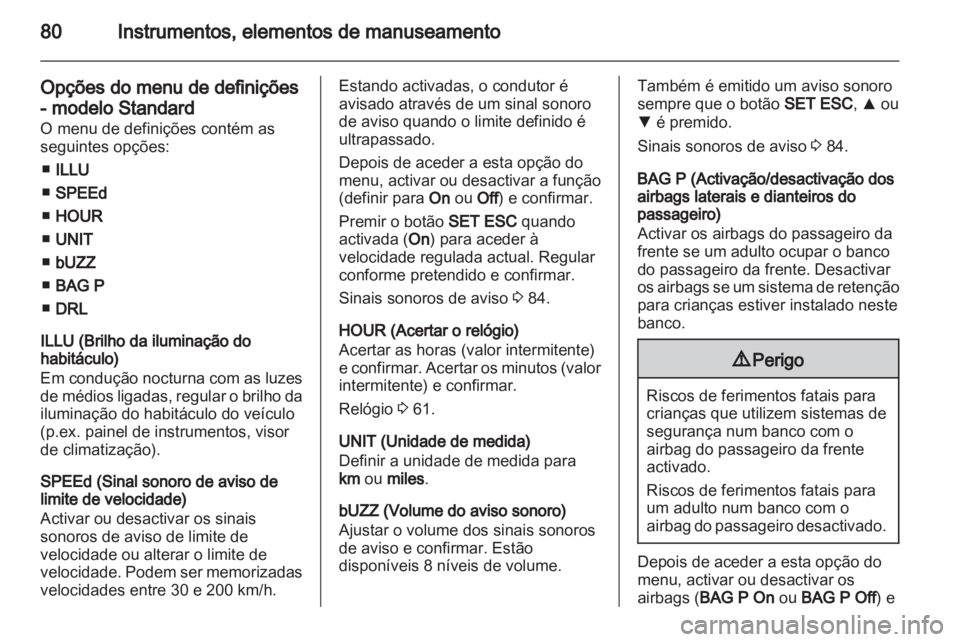 OPEL COMBO D 2013  Manual de Instruções (in Portugues) 