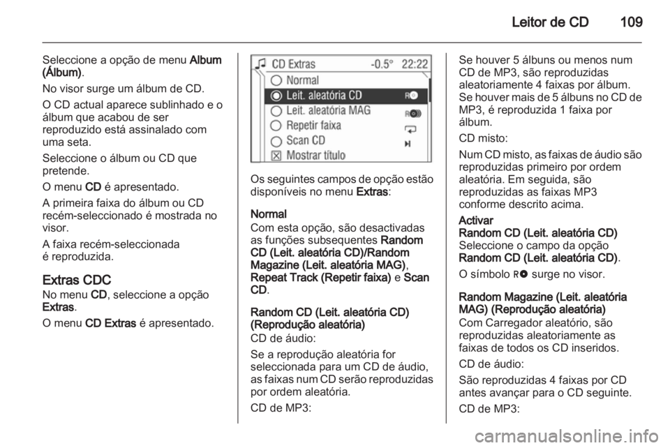 OPEL CORSA 2010.5  Manual de Informação e Lazer (in Portugues) 