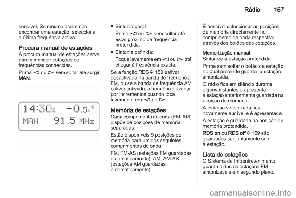OPEL CORSA 2010.5  Manual de Informação e Lazer (in Portugues) 