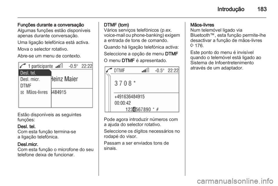 OPEL CORSA 2010.5  Manual de Informação e Lazer (in Portugues) 