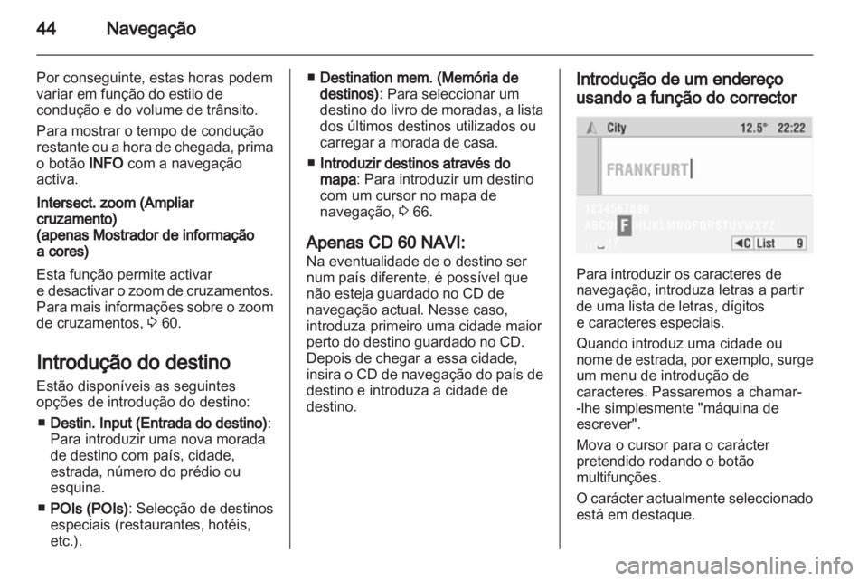 OPEL CORSA 2010.5  Manual de Informação e Lazer (in Portugues) 