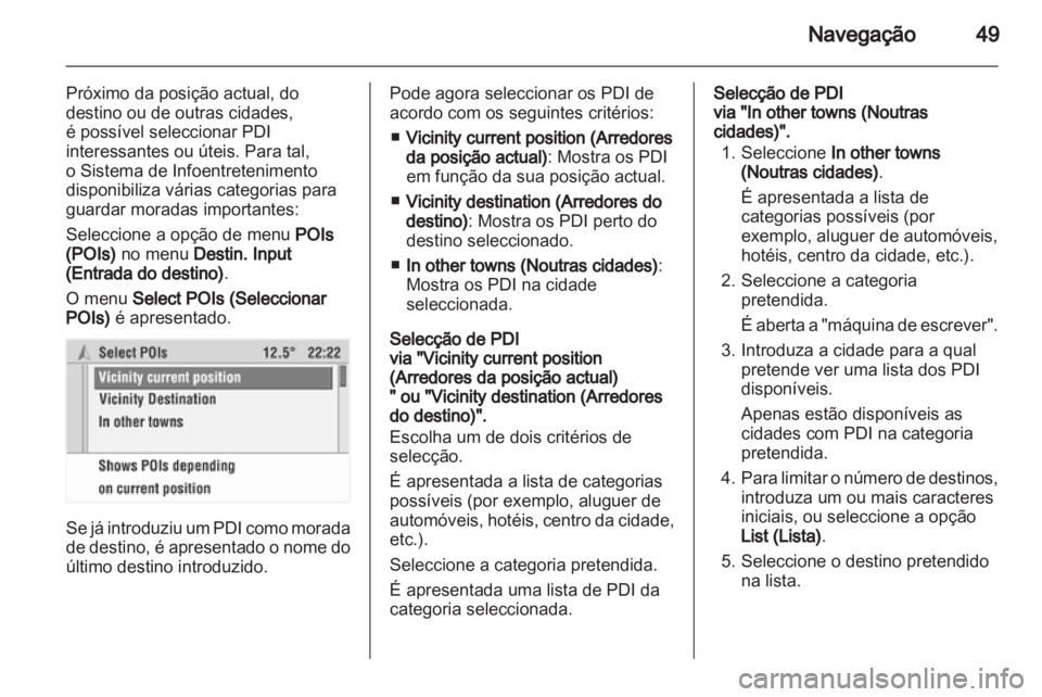OPEL CORSA 2010.5  Manual de Informação e Lazer (in Portugues) 