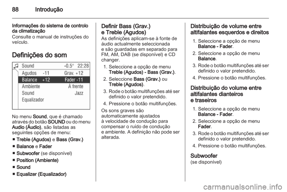 OPEL CORSA 2010.5  Manual de Informação e Lazer (in Portugues) 