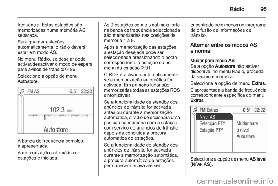 OPEL CORSA 2010.5  Manual de Informação e Lazer (in Portugues) 