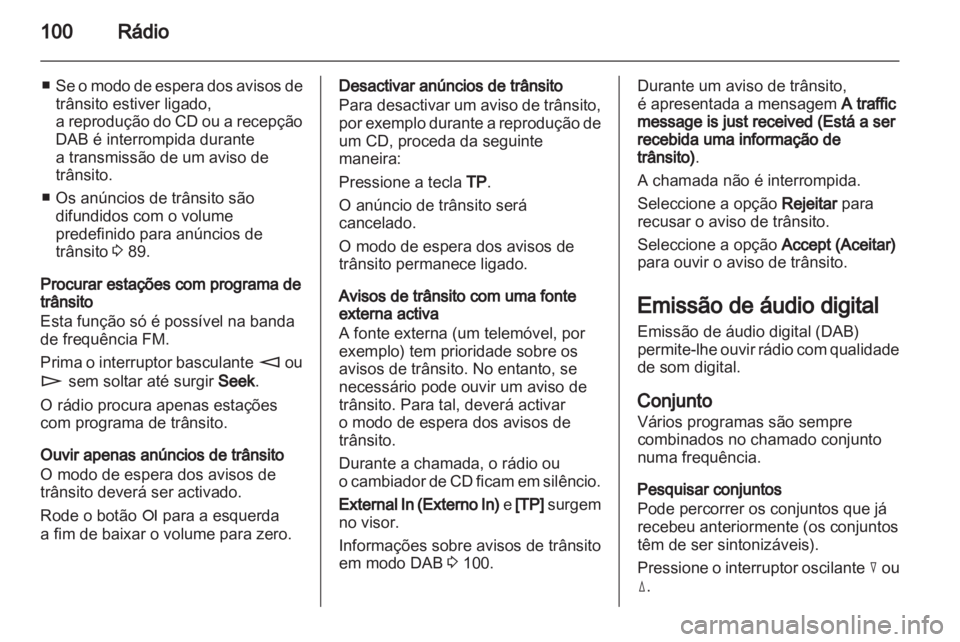 OPEL CORSA 2010.5  Manual de Informação e Lazer (in Portugues) 