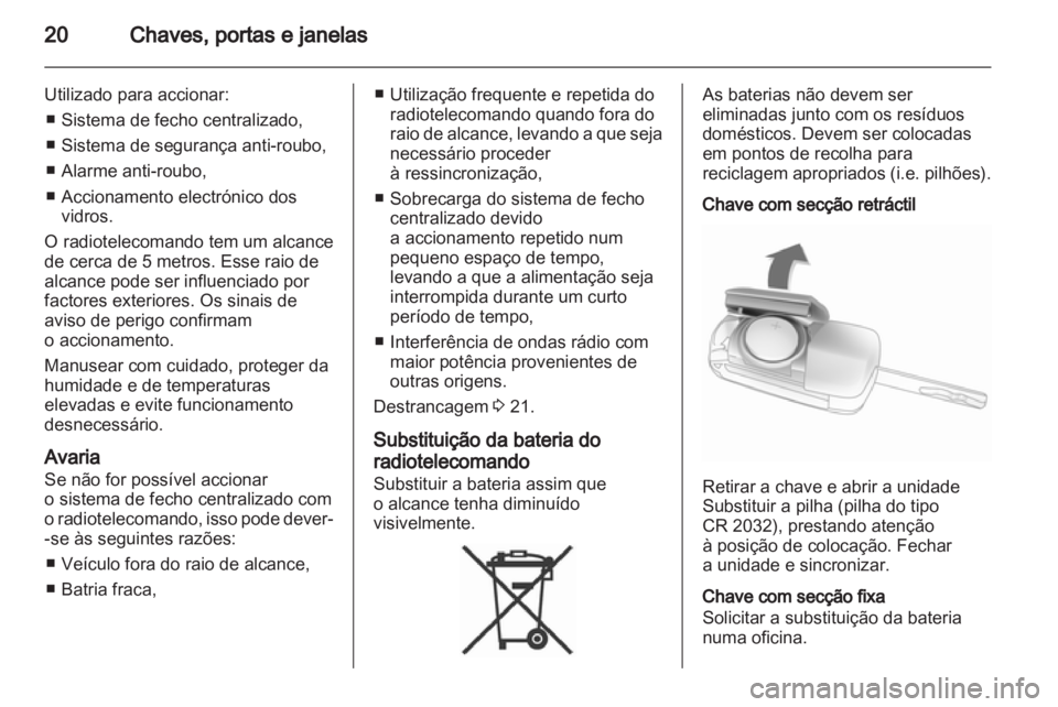 OPEL CORSA 2010.5  Manual de Instruções (in Portugues) 
