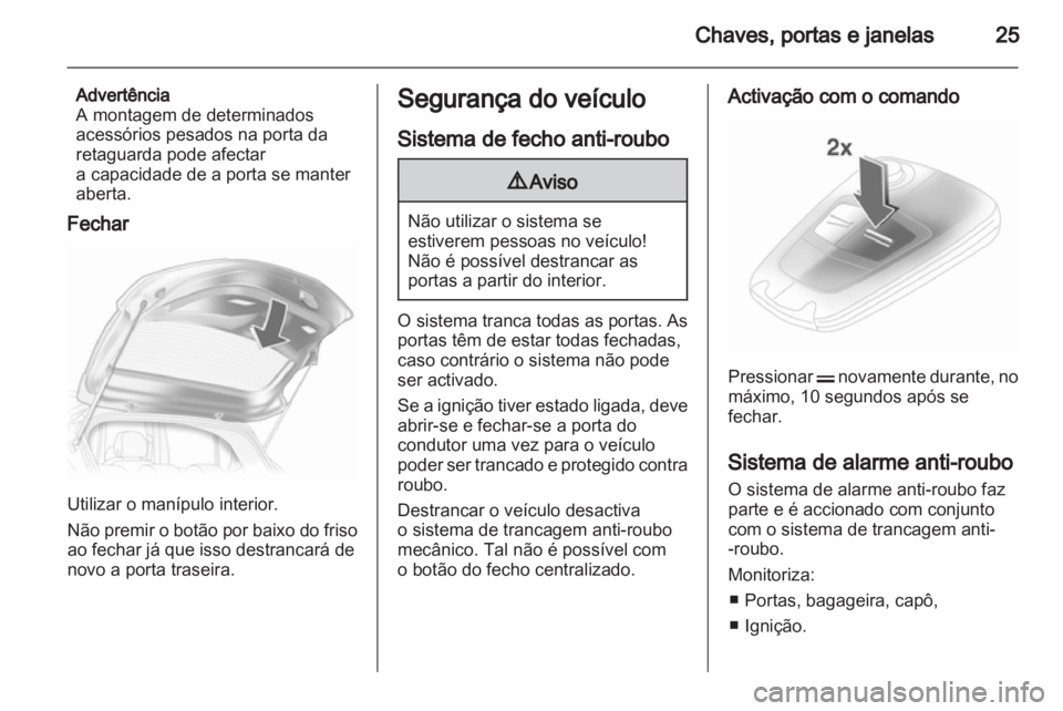 OPEL CORSA 2010.5  Manual de Instruções (in Portugues) 