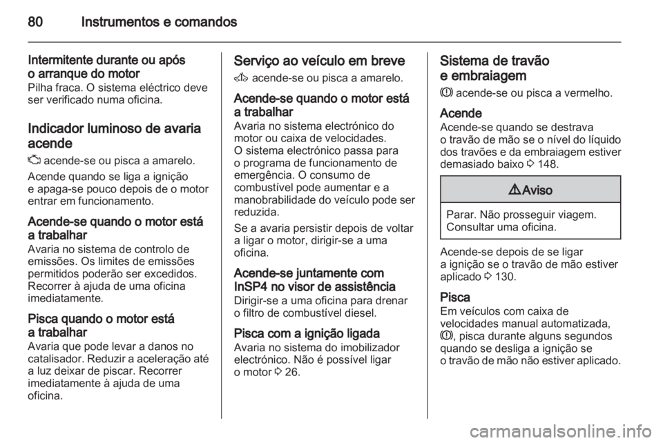 OPEL CORSA 2010.5  Manual de Instruções (in Portugues) 