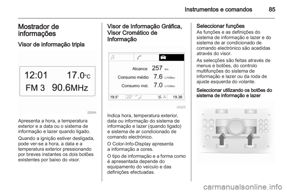OPEL CORSA 2010.5  Manual de Instruções (in Portugues) 
