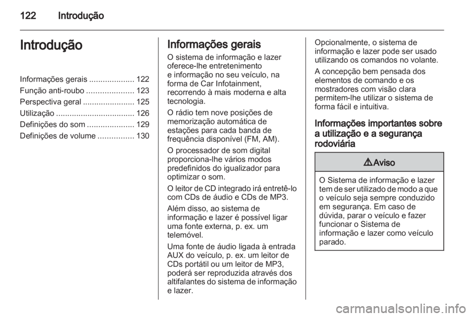 OPEL CORSA 2011  Manual de Informação e Lazer (in Portugues) 