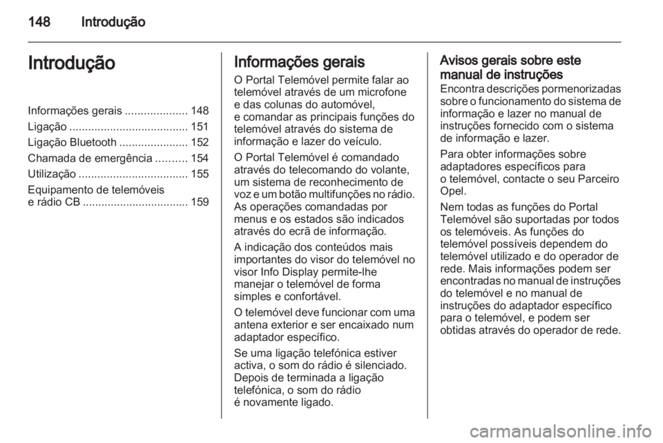 OPEL CORSA 2011  Manual de Informação e Lazer (in Portugues) 