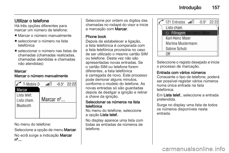 OPEL CORSA 2011  Manual de Informação e Lazer (in Portugues) 