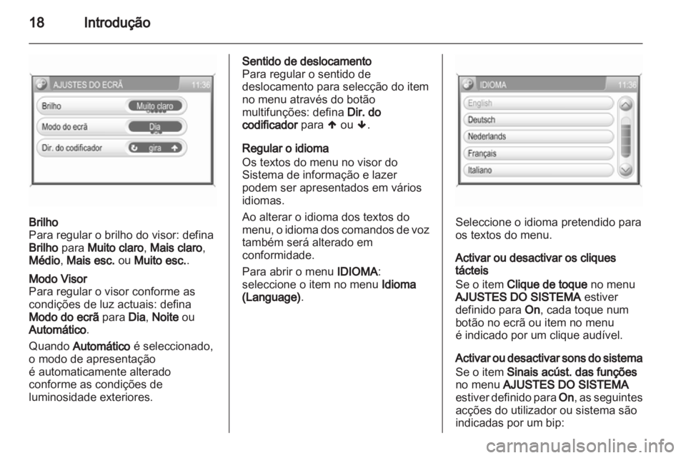 OPEL CORSA 2011  Manual de Informação e Lazer (in Portugues) 
