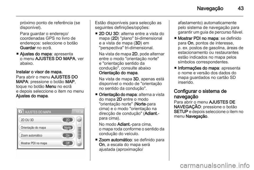 OPEL CORSA 2011  Manual de Informação e Lazer (in Portugues) 