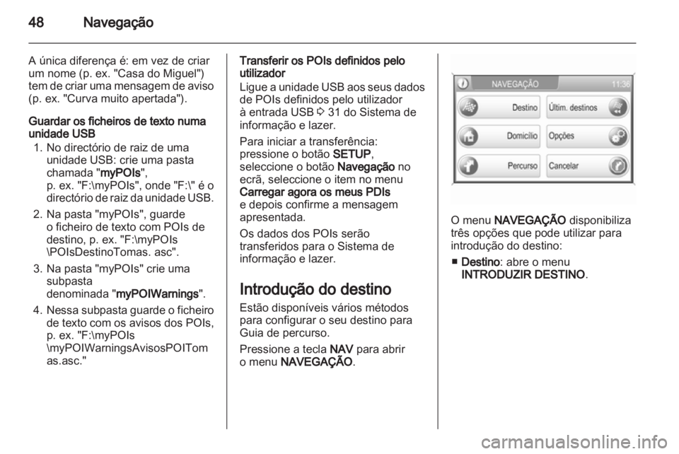OPEL CORSA 2011  Manual de Informação e Lazer (in Portugues) 