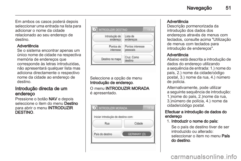OPEL CORSA 2011  Manual de Informação e Lazer (in Portugues) 