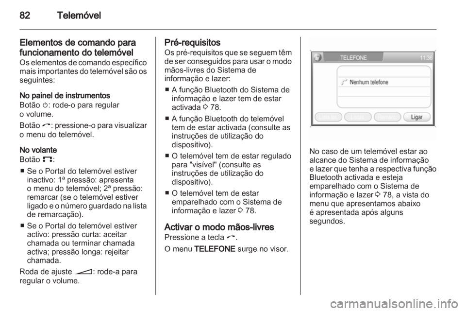 OPEL CORSA 2011  Manual de Informação e Lazer (in Portugues) 