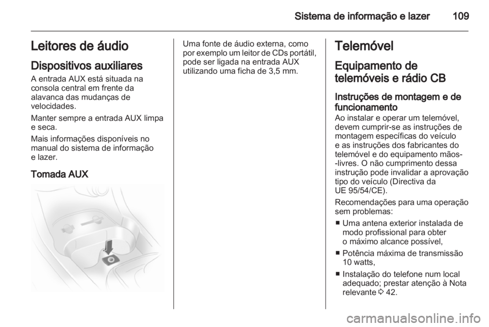 OPEL CORSA 2011  Manual de Instruções (in Portugues) 