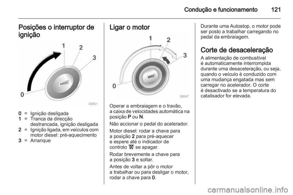 OPEL CORSA 2011  Manual de Instruções (in Portugues) 