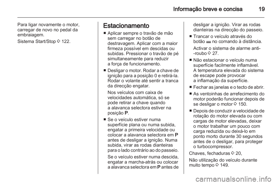 OPEL CORSA 2011  Manual de Instruções (in Portugues) 