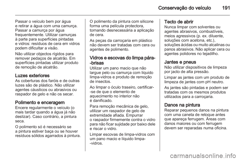OPEL CORSA 2011  Manual de Instruções (in Portugues) 