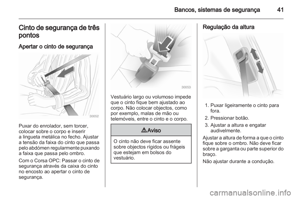 OPEL CORSA 2011  Manual de Instruções (in Portugues) 