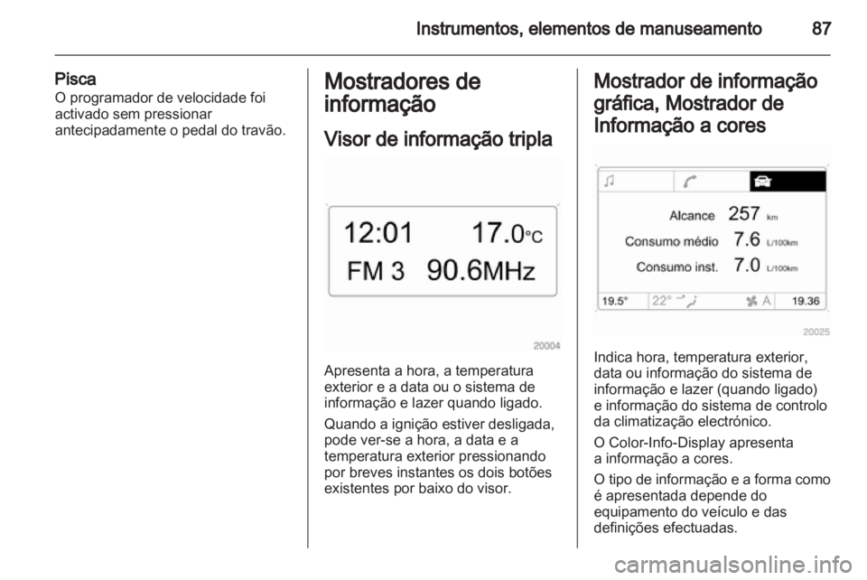 OPEL CORSA 2011  Manual de Instruções (in Portugues) 