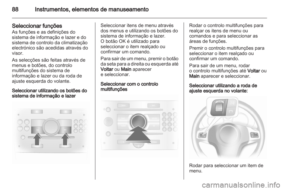 OPEL CORSA 2011  Manual de Instruções (in Portugues) 