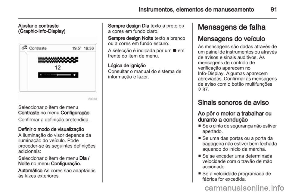 OPEL CORSA 2011  Manual de Instruções (in Portugues) 