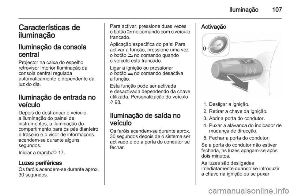 OPEL CORSA 2011.5  Manual de Instruções (in Portugues) 