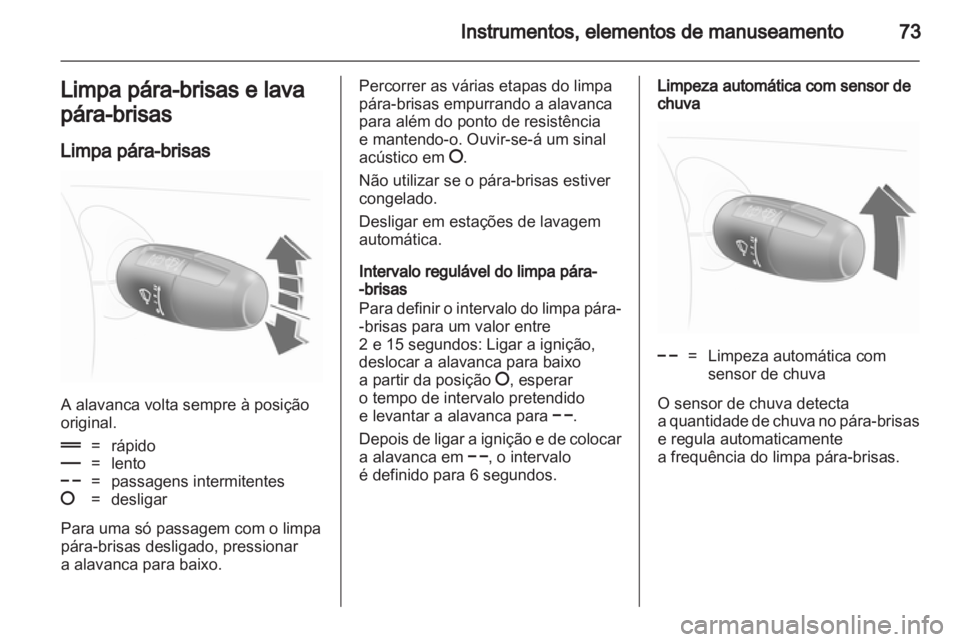 OPEL CORSA 2011.5  Manual de Instruções (in Portugues) 