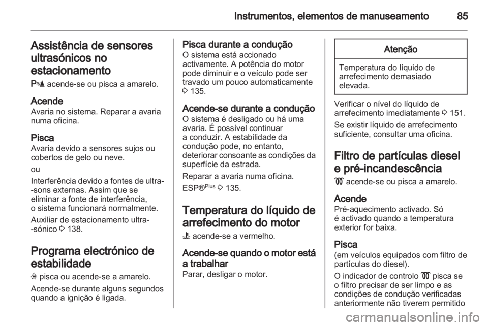 OPEL CORSA 2011.5  Manual de Instruções (in Portugues) 