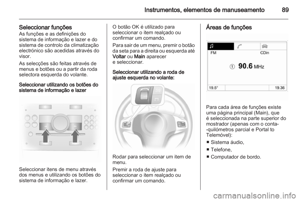 OPEL CORSA 2011.5  Manual de Instruções (in Portugues) 