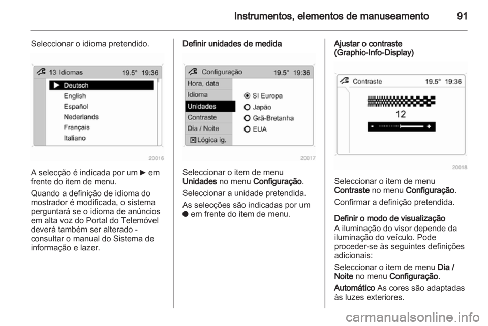 OPEL CORSA 2011.5  Manual de Instruções (in Portugues) 