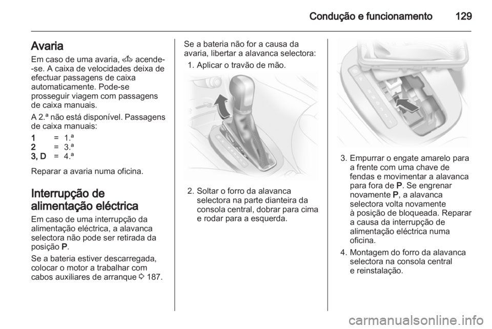OPEL CORSA 2012  Manual de Instruções (in Portugues) 