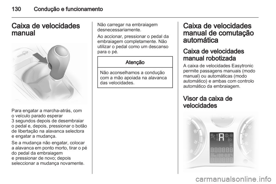 OPEL CORSA 2012  Manual de Instruções (in Portugues) 