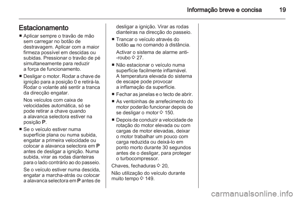 OPEL CORSA 2012  Manual de Instruções (in Portugues) 