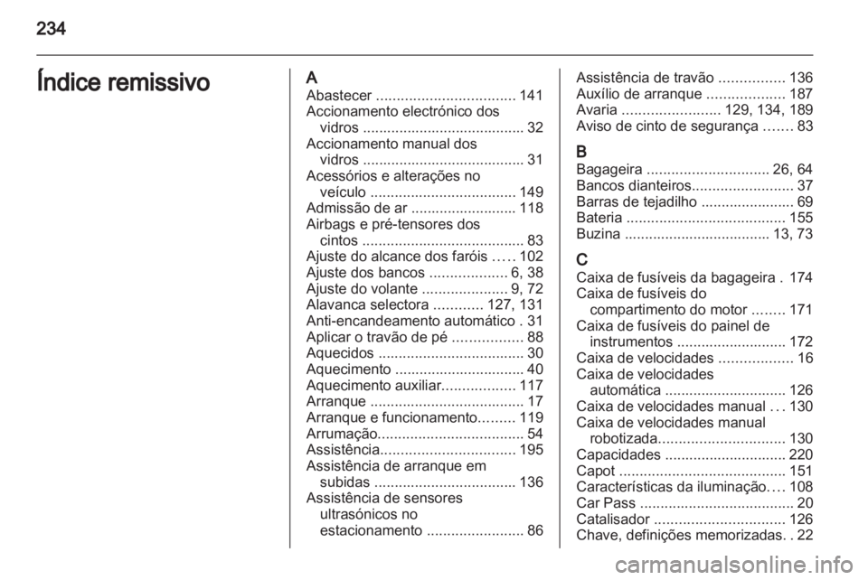 OPEL CORSA 2012  Manual de Instruções (in Portugues) 