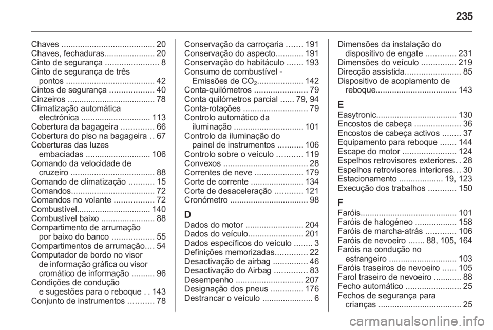 OPEL CORSA 2012  Manual de Instruções (in Portugues) 
